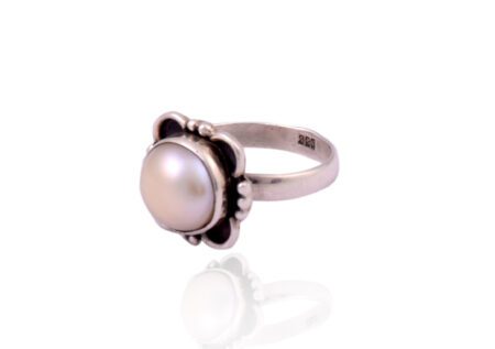 Silver Ring With Stone (EDRSSR001) - Image 3