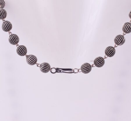 Plain Silver Necklace (PSM001) - Image 3