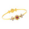 Plain Silver Bangle Gold Plated (SB05)