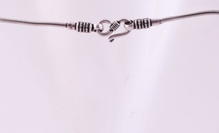 Silver Meenakari Necklace (SMP099) - Image 4