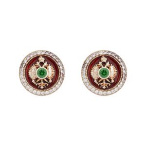 Royal Red Rajputana Cufflinks – Studded
